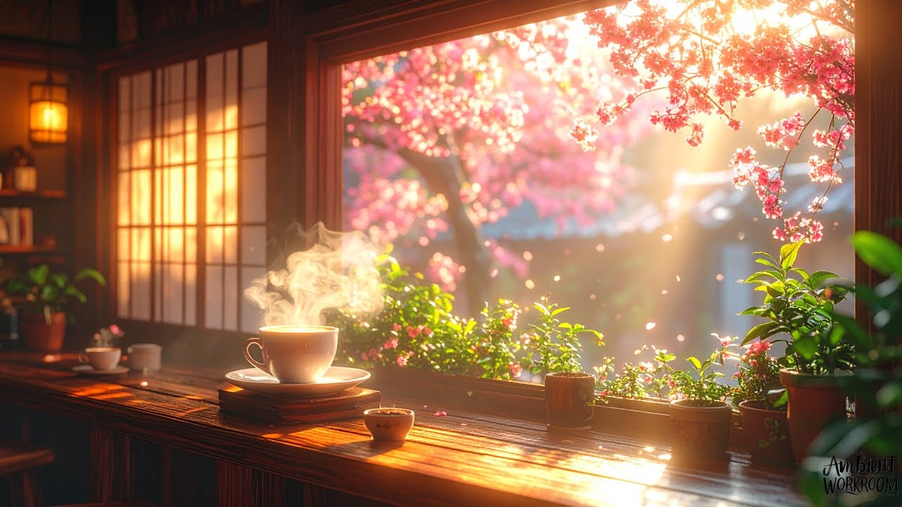Cozy Japanese Coffee Wednesday Morning Ambience | Chill Lo-Fi Fantasy Music for Relaxation & Focus