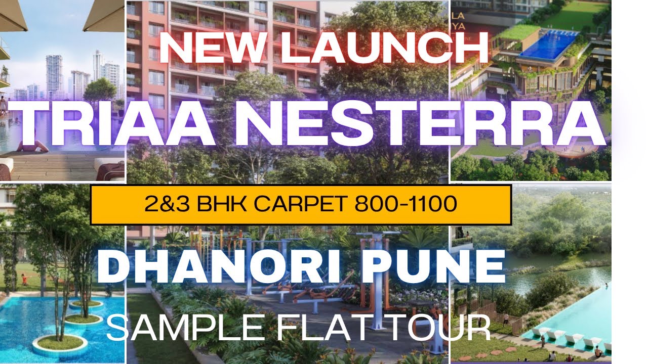 8530580777 | TRIAA NESTERRA DHANORI PUNE | NEW LAUNCH | 2&3 BHK | DETAILS WITH SAMPLE FLAT
