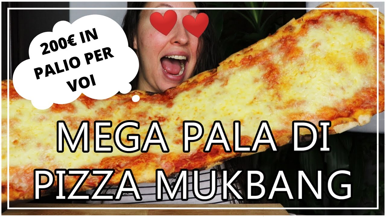 MEGA PIZZA MUKBANG EATING SHOW #62 - 200€ PER VOI SE VINCO!