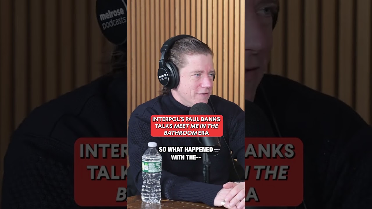 Interpol's Paul Banks talks 'Meet Me In the Bathroom' era! #podcast #interpol #rock #interview