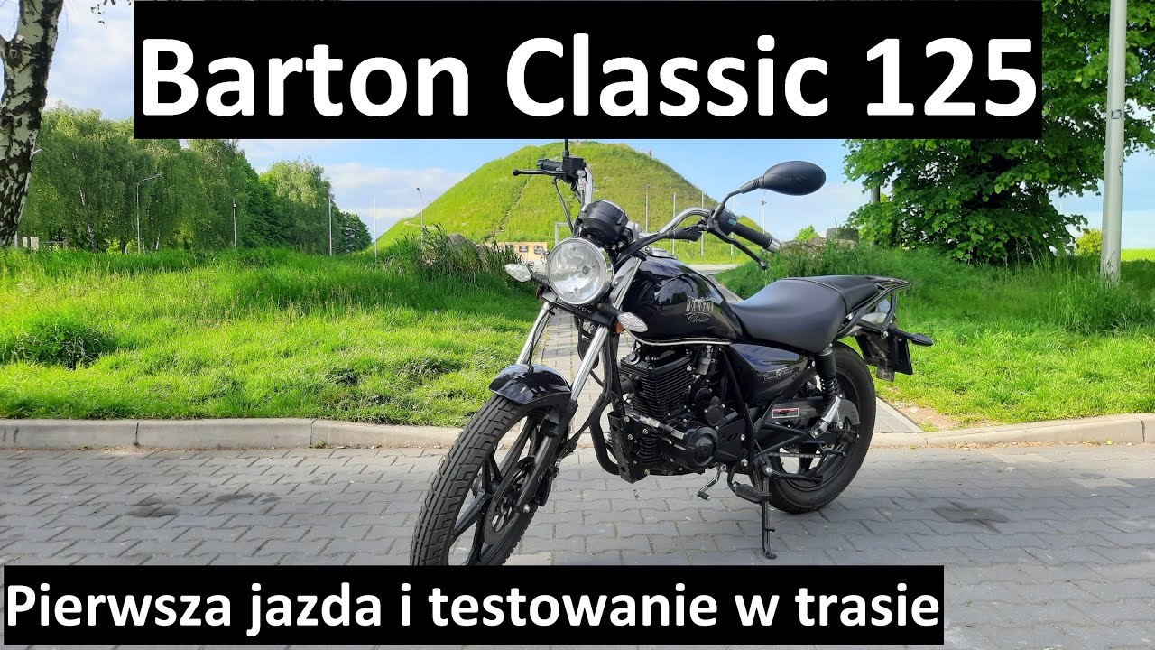 Barton Classic 125   - pierwsza jazda i testowanie w trasie 🇵🇱