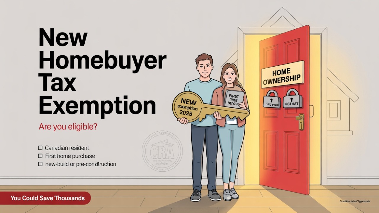 New GST/HST Exemption for First-Time Homebuyers in Canada: Are You Eligible?