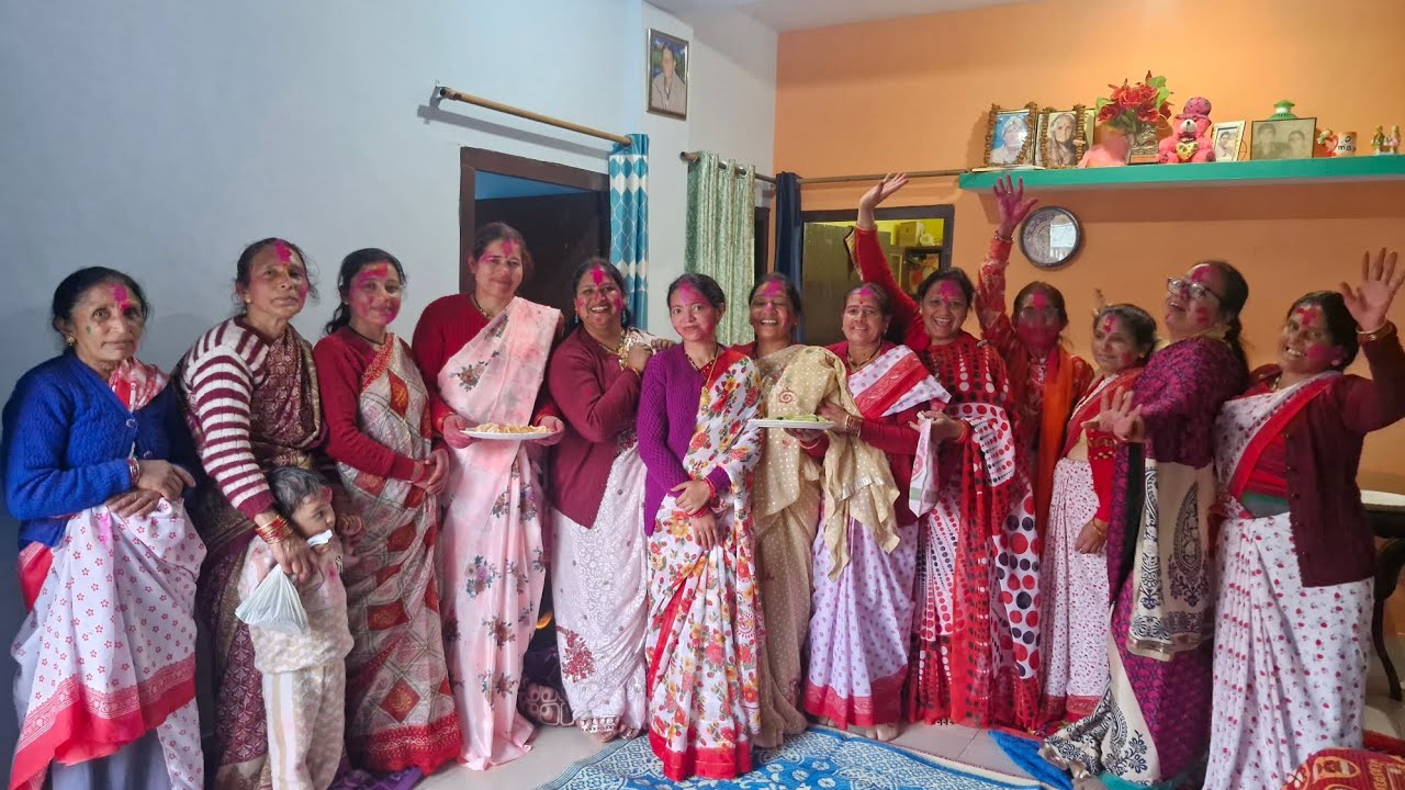 Kumauni baithak holi k chatpate holi geet #kumauniholi #baithakholi #pahadilifestyle 