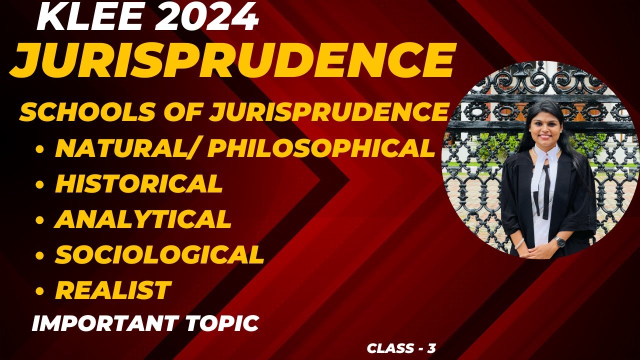 KLEE 2024|JURISPRUDENCE |5 Schools of Jurisprudence|Important Topic| #klee #klee2024 #jurisprudence
