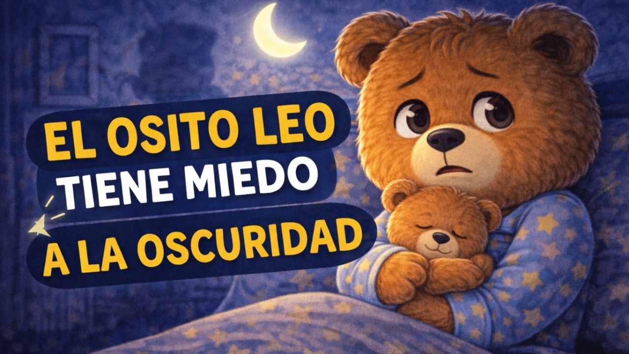 Cuento infantil para dormir | El Osito Leo y el miedo a la oscuridad
