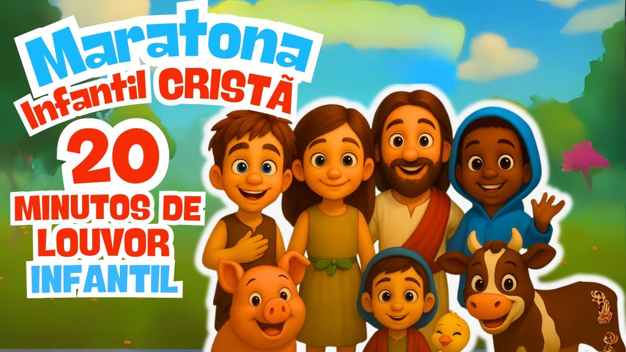 🎶🌈30 MINUTOS DE LOUVOR INFANTIL ✨|MARATONA Infantil Cristã 🎶COMPILDO de LOUVOR para DIA DAS CRIANÇAS