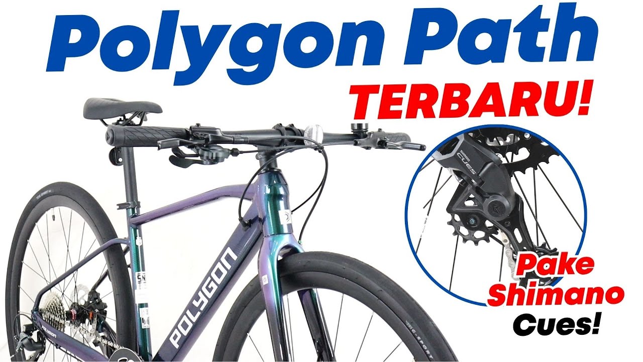 Tampil Beda! Polygon Path 3 & 4 Terbaru 😎 ︱Bahas LENGKAP! ︱Hybrid Pertama Pake Shimano Cues!