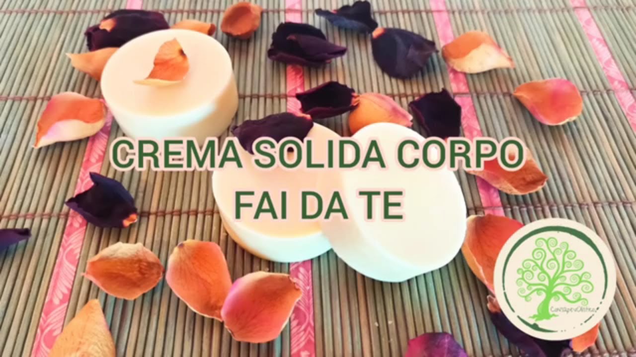 Crema Solida Corpo Fai-da-te Facile e Veloce con Solo 4 Ingredienti