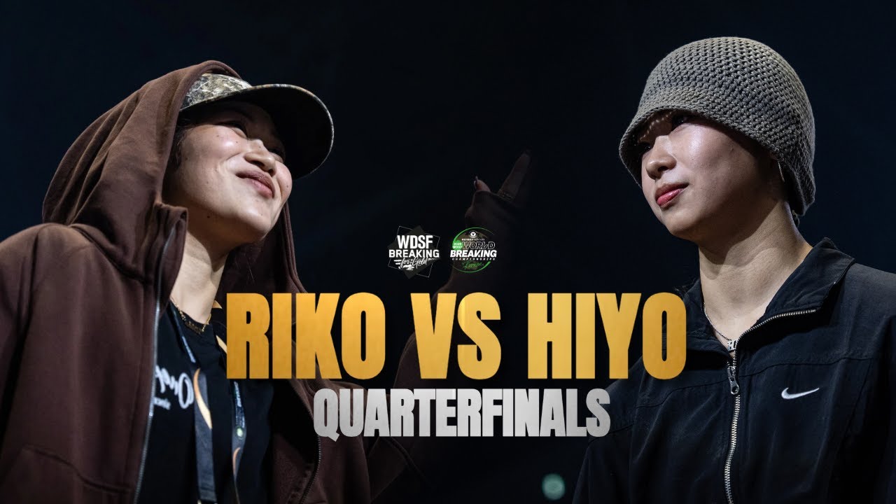 RIKO 🇯🇵 vs HIYO 🇯🇵 | B-Girls Top 8 | WDSF World Championship Adult 2025  (Kurume, Japan)