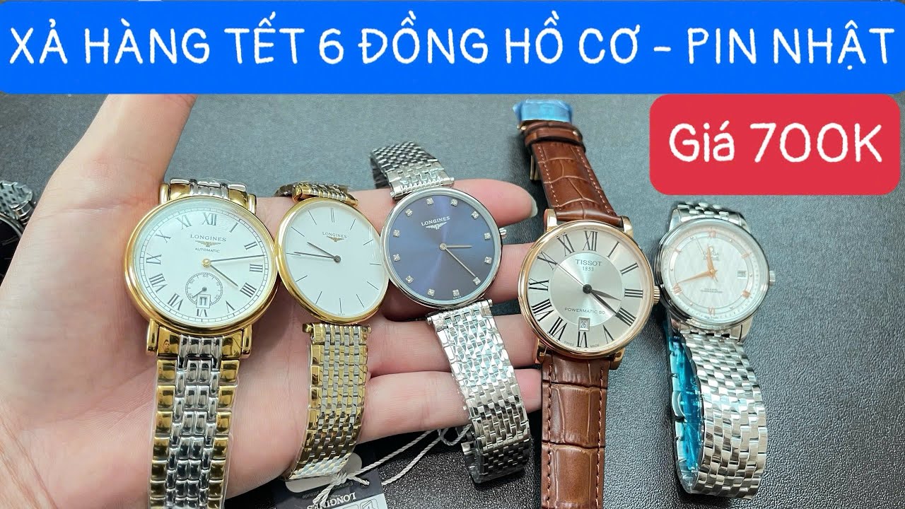 XẢ HÀNG 6 MẪU ĐỒNG HỒ CƠ & PIN NHẬT – GIÁ SẬP SÀN / GIÁ TỐT NHẤT 2026