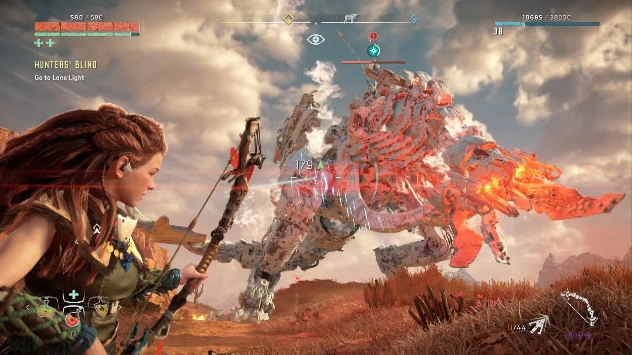 Horizon Zero Dawn Remastered Thunderjaw Kill Hard Difficulty