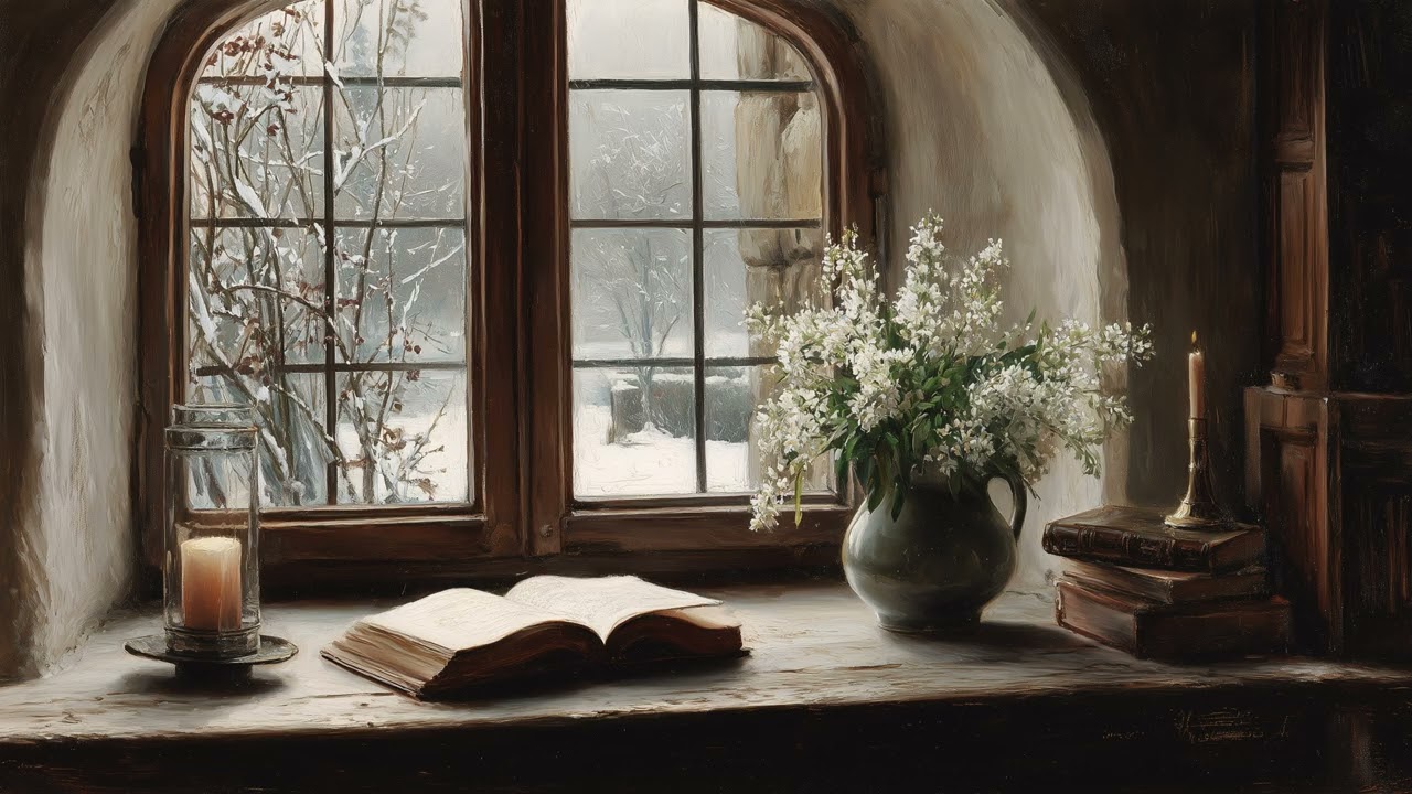 Vintage Winter Frame TV Art ❄️ Cozy & Timeless Winter Decor (4K Ambient Art) | Art For Your TV