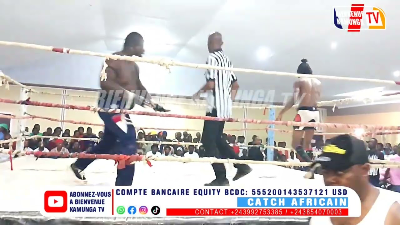 COMBAT DE CATCH CONGOLAIS AVEC SUPER EWING VS CHAMEAU CE JEUDI 05/02/2026