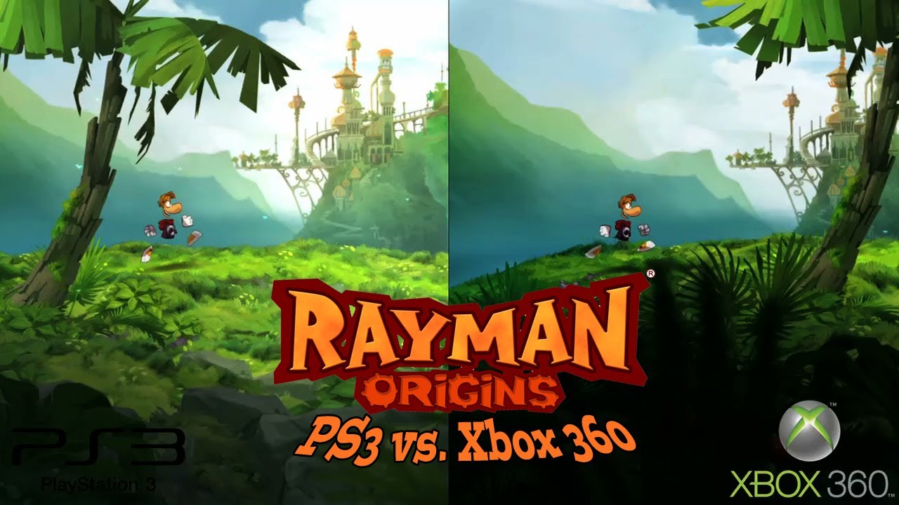 Rayman Origins PS3 vs 360 comparison