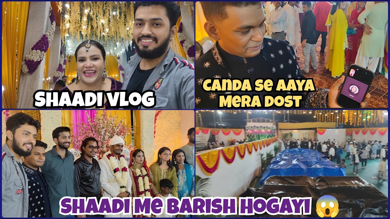 Shaadi Mein Barish Ne ne kiya behaal😱Canada Se Dost Aaya 5 Saal Bad Mile | Atik & Heena Vlogs