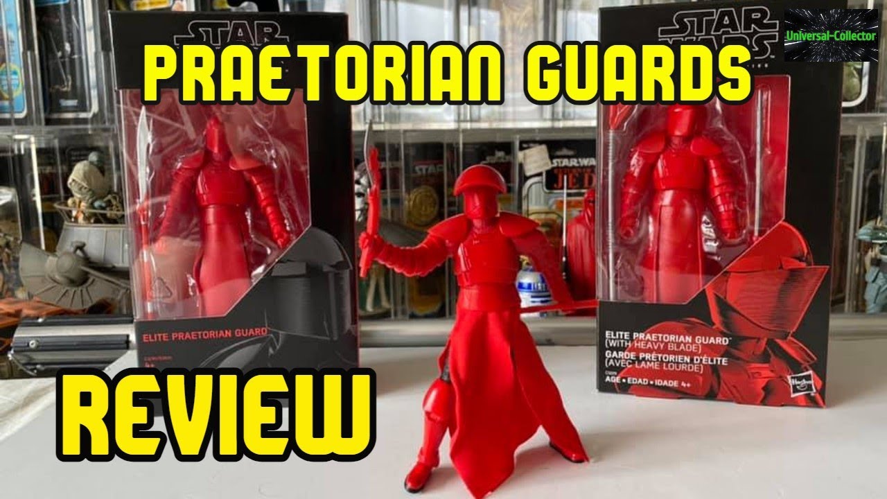 Star Wars The Black Series Elite Praetorian Guards 6 inch Action Figure Unboxed Review part 3