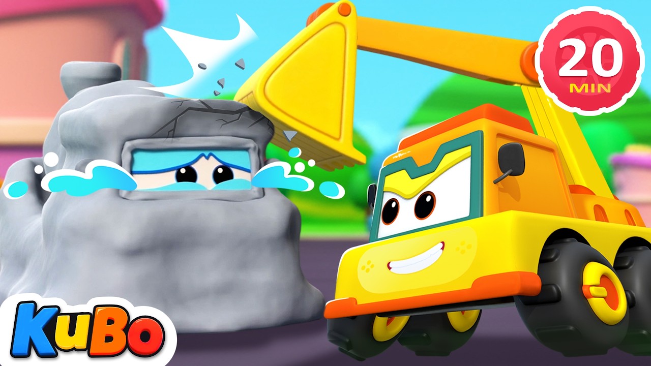Mind Training & First Words with Construction Vehicles | Educational Kids Cartoons | LEFUN Kids TV