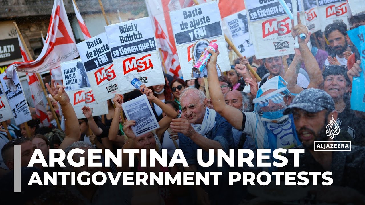 Protests erupt in Buenos Aires as Argentina's Congress approves Milei's new IMF loan