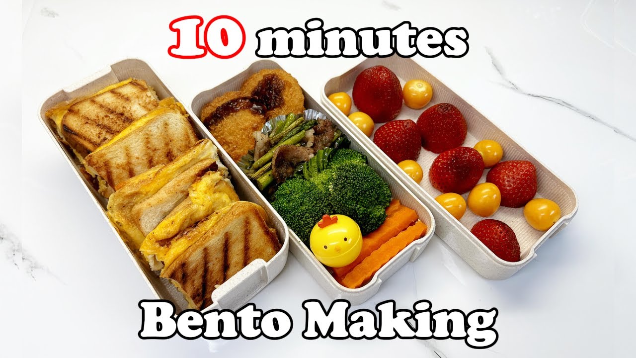 10 Minutes Bento Recipes🍱⏱| ASMR | lunchbox