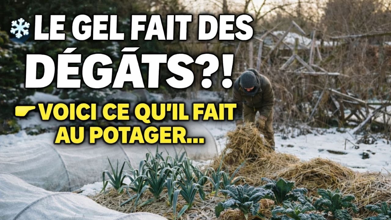 Gel et froid : quel impact sur la terre du potager ?