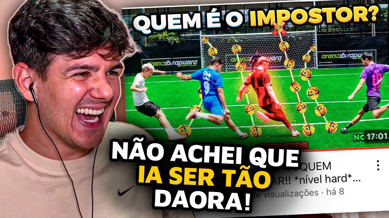 IMPOSSÍVEL DESCOBRIR QUEM CHUTOU PARA ERRAR!! - wardi REACT!