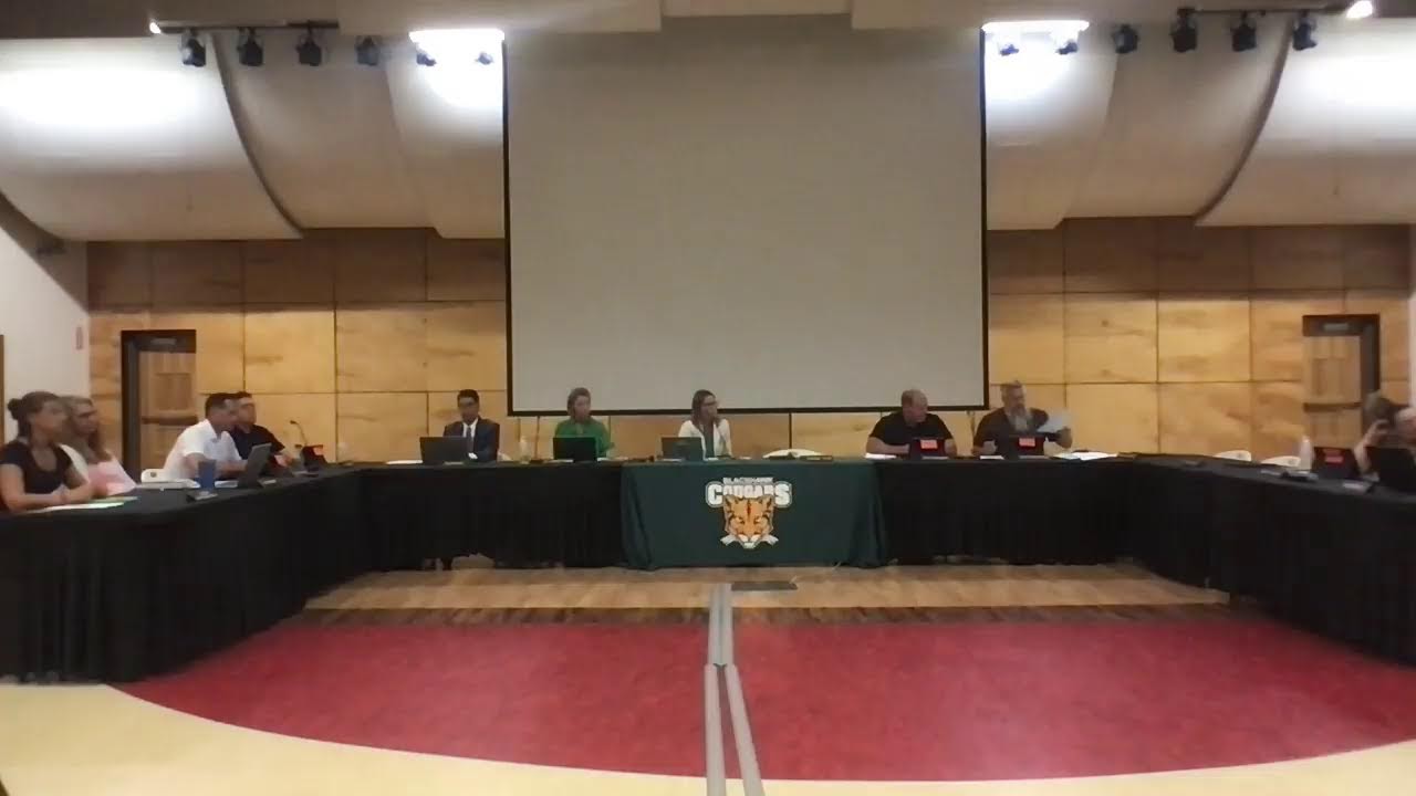 August 14, 2025 Blackhawk School District Board Meeting