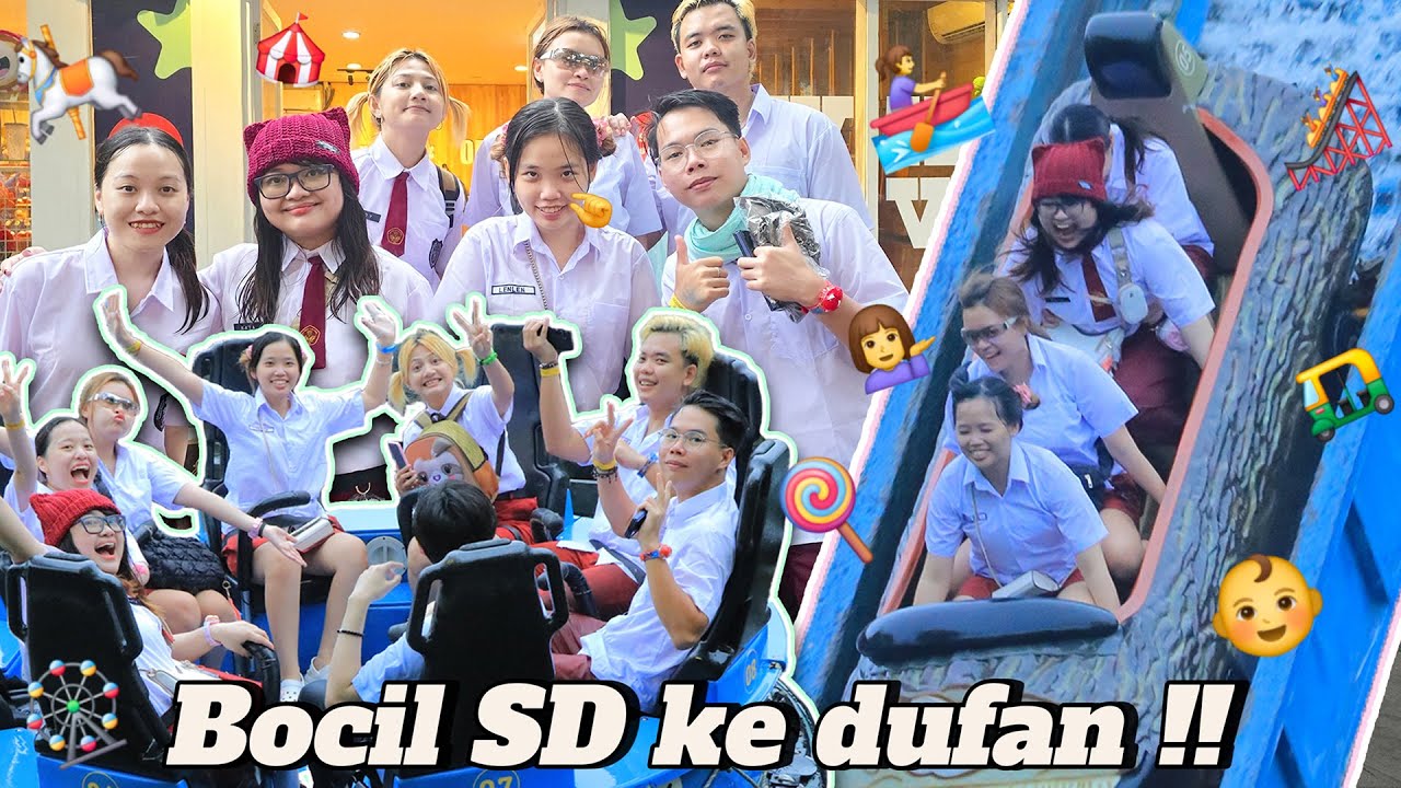 Bocil SD ke DUFAN !! Liburan bersama bestie ?!! 🎢🎡🎠