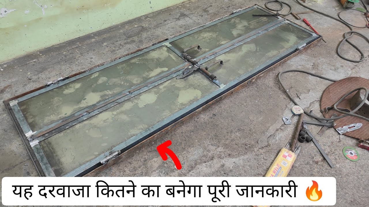 How To Make Plain Sheet Door 🔥 || Double Door Making Easily || Full Details Metal Door 