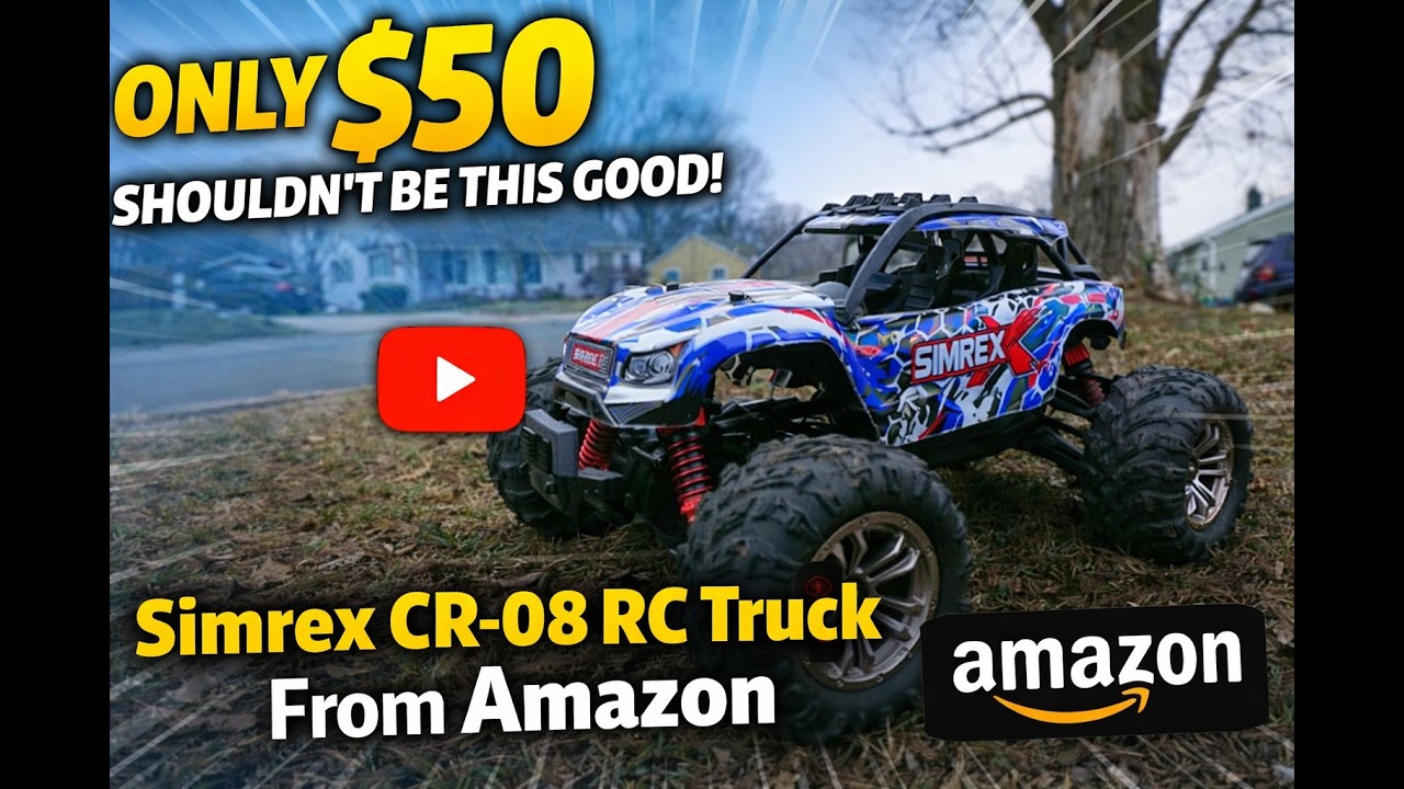 Simrex CR-08 1/16 RC Truck on 2s Lipo Battery