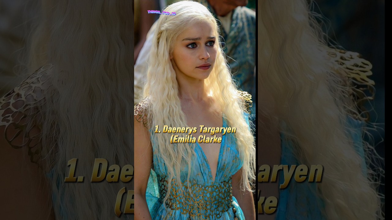 Top 10 Most Beautiful Women in Game of Thrones | Things_Top10 #shorts #viralshorts