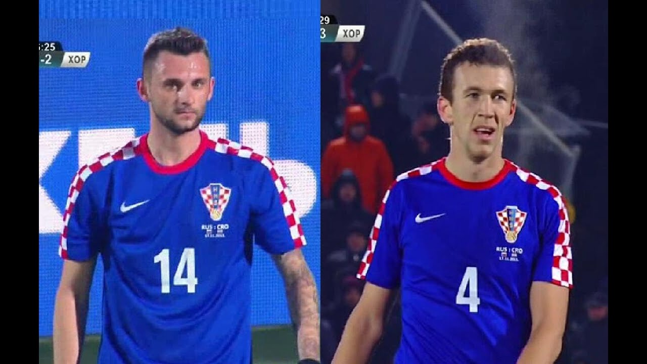 Ivan Perišić And Marcelo Brozović vs Russia（17/11/2015）Friendly HD 720p by轩旗