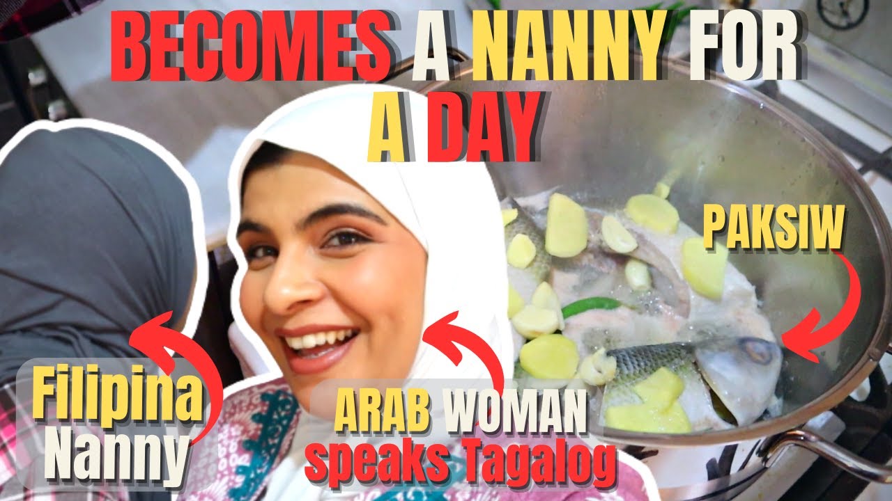 ARAB WOMAN BECOMES A NANNY FOR A DAY