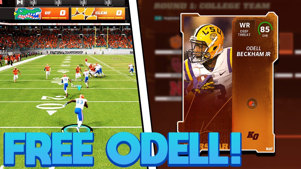 FREE 85 ODELL + BRAND NEW CAMPUS LEGENDS MODE IN MADDEN 22!