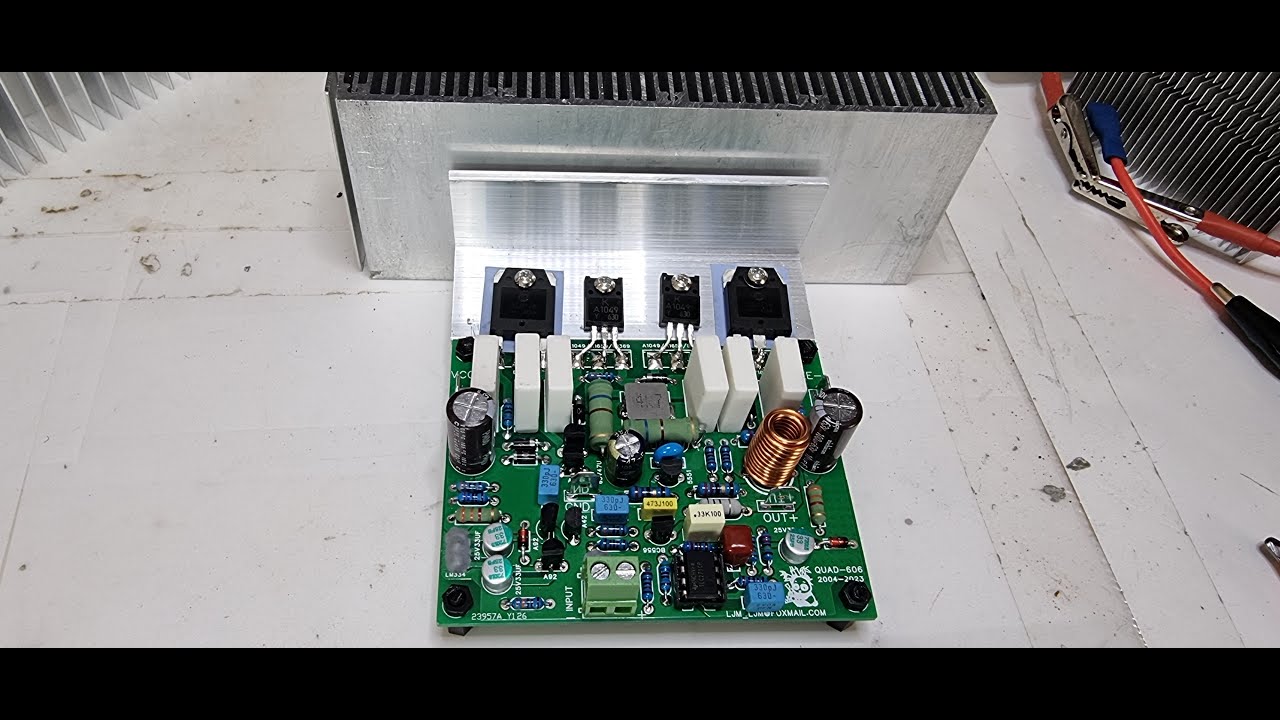 QUAD 606 Amp Kit (Aliexpress) THD+N & Frequency Response Results