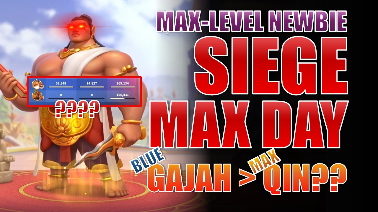 Maxing My Gajah & Gonzalo in My KvK3 Account, And It's OP...?  | Max-Level Newbie