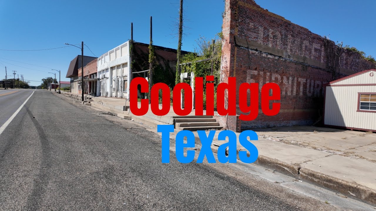 Walking tour of Coolidge Texas in 4K