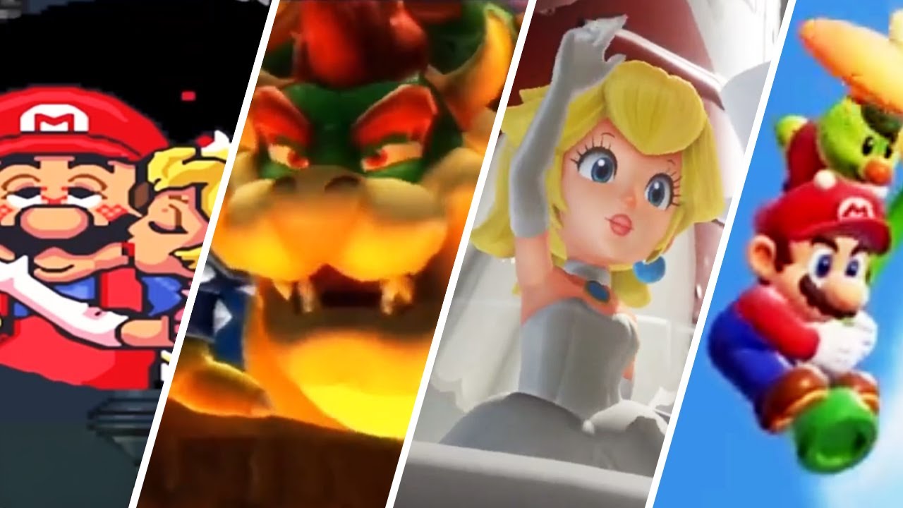 Evolution of - Super Mario Endings (1985 - 2023)