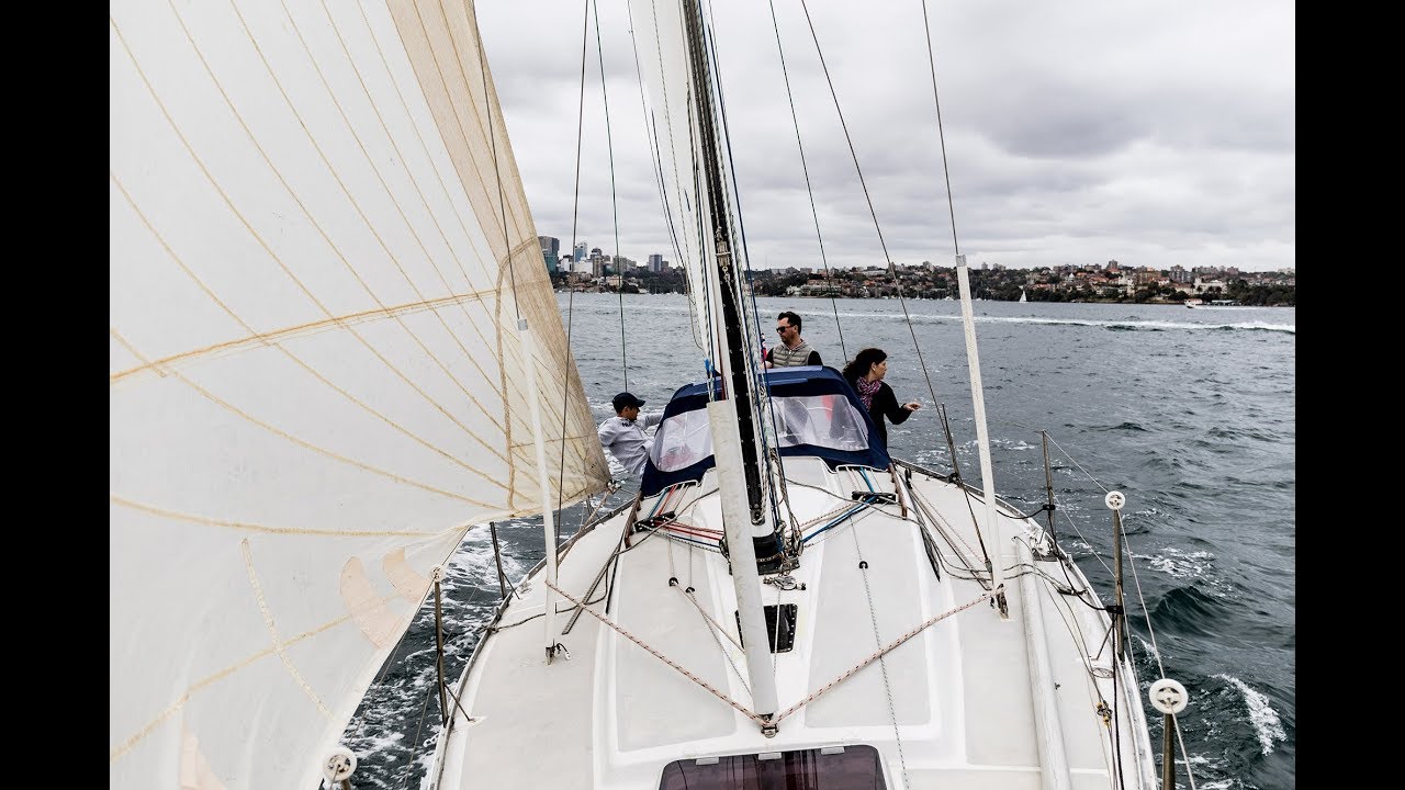 Sailing our Carter 33's #1 Racing Sail