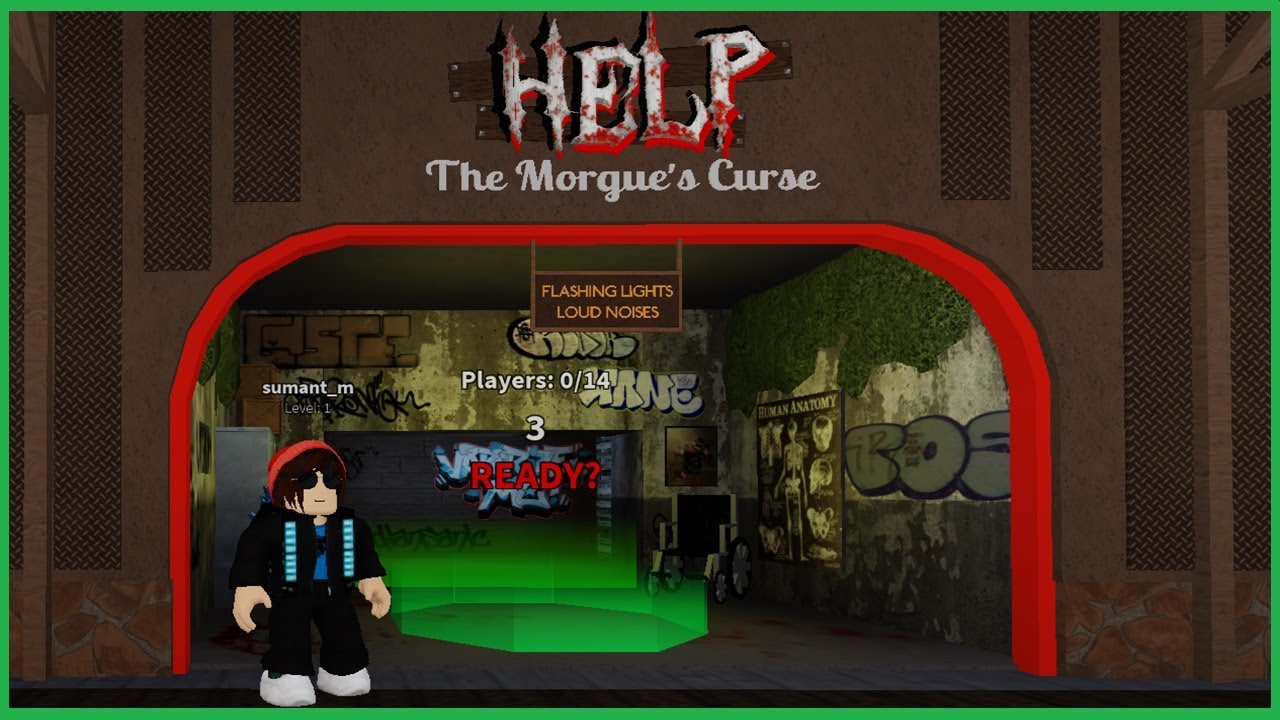 Roblox ESCAPE ROOM Help The Morgue's Curse Walkthrough (English)