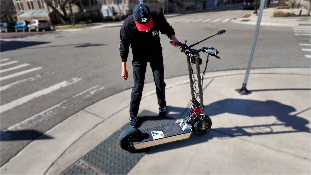 Testing our AWD Prototype Electric Scooter in the City