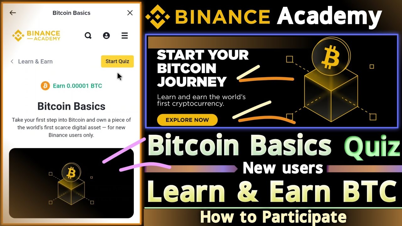 Binance Bitcoin Basics Quiz | New Binance users | How to Participate | BTC Quiz