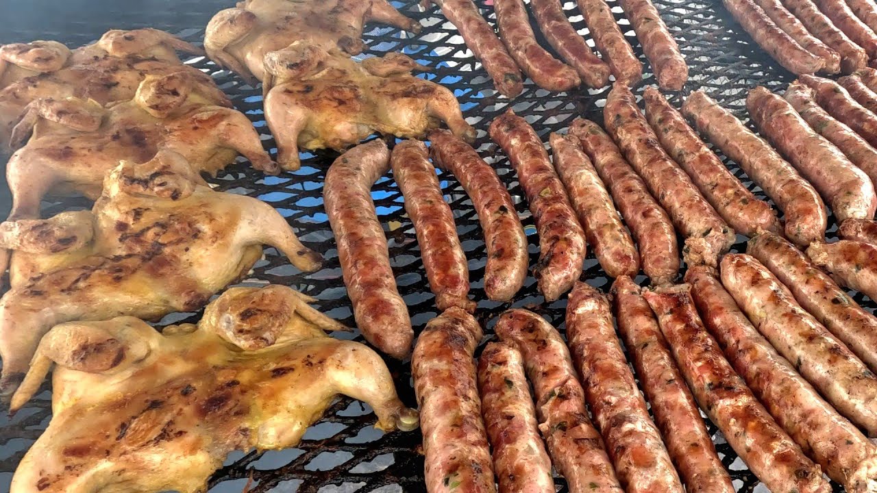 Amazing street food, the biggest in Fresno, cooking and selling Lao & Hmong food