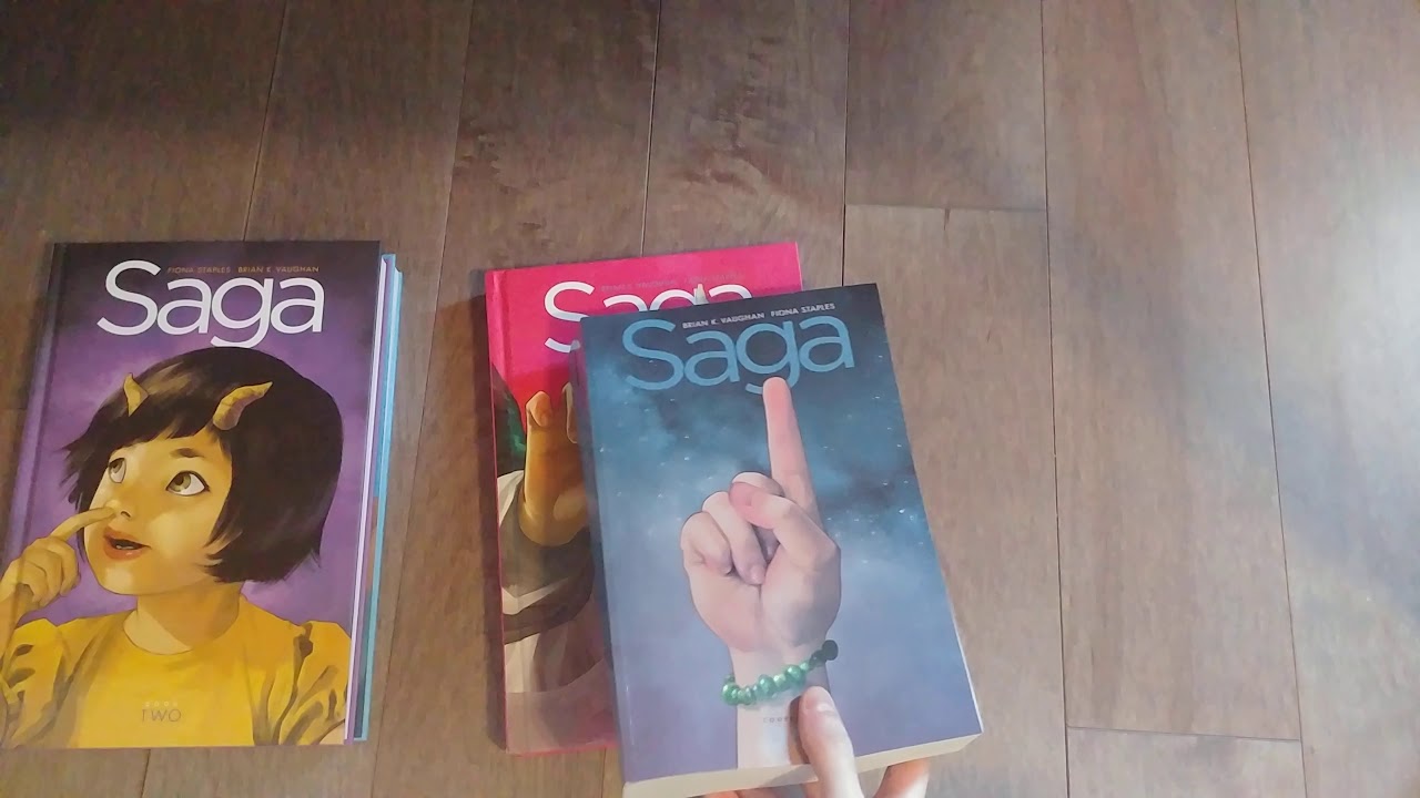 Saga Compendium One 1. Сравнение форматов книг, корешков, межстраничных промежутков и размеров