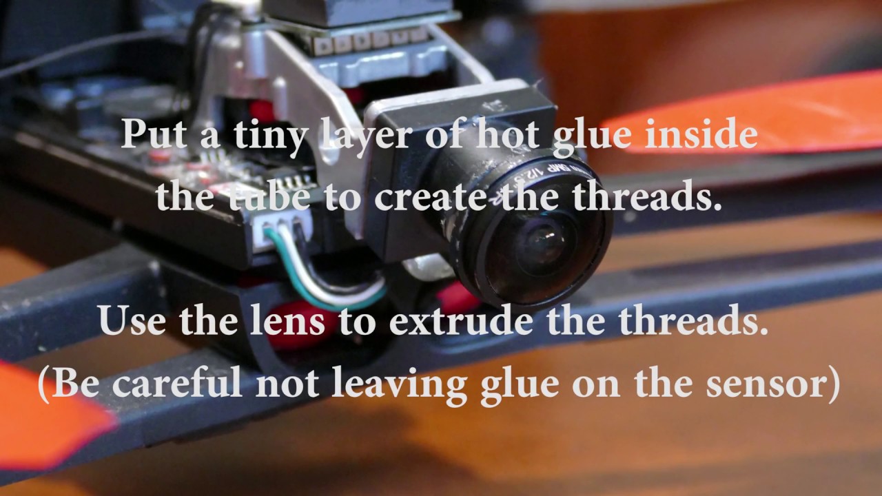 How to repair a Bebop Drone Camera Lens (2 methods)