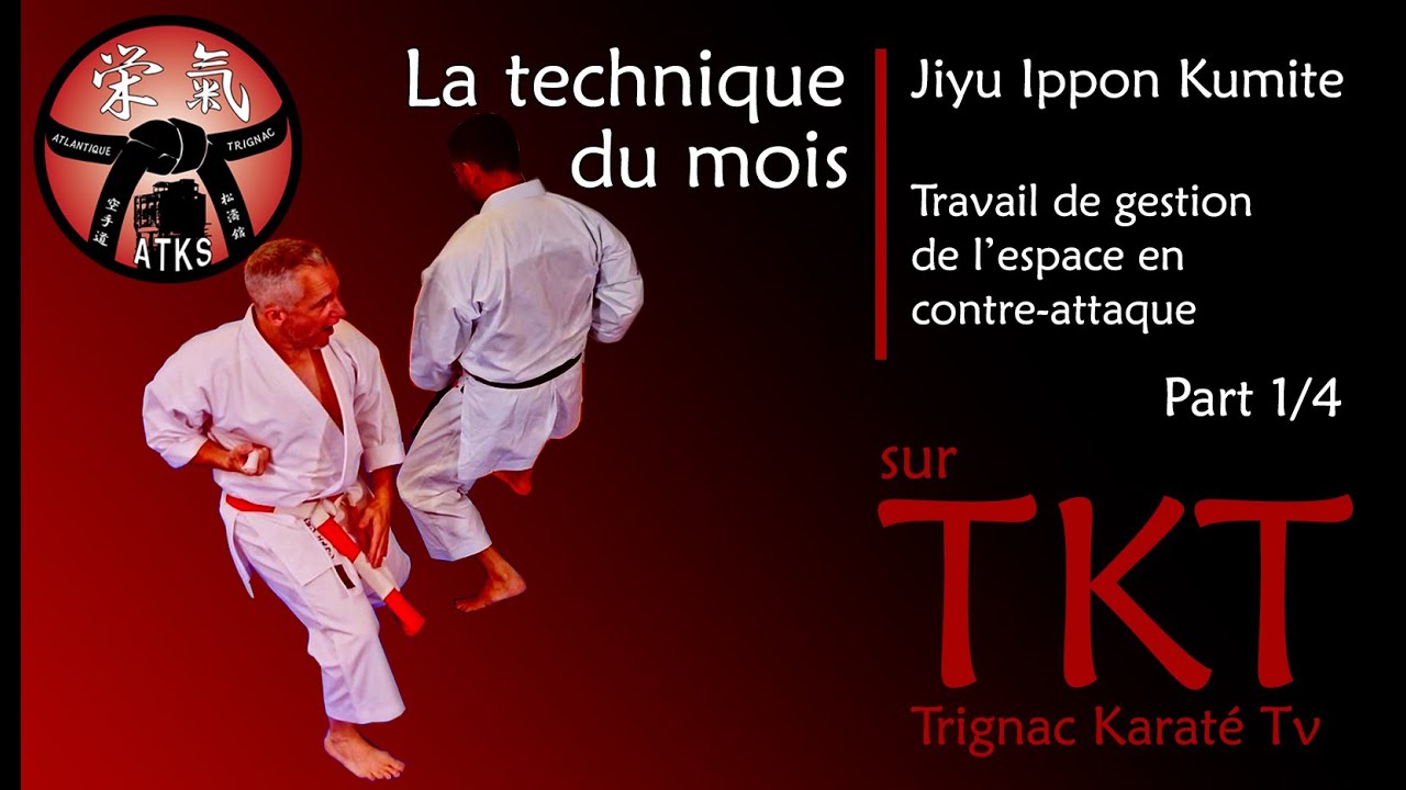 LA TECHNIQUE DU MOIS /Jiyu Ippon Kumite : gestion de l'espace en contre-attaque (part1/4)