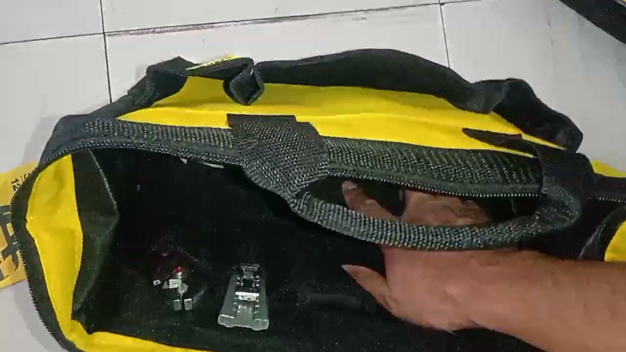 Cómo es la 😲Bolsa porta Herramientas Stanley de  