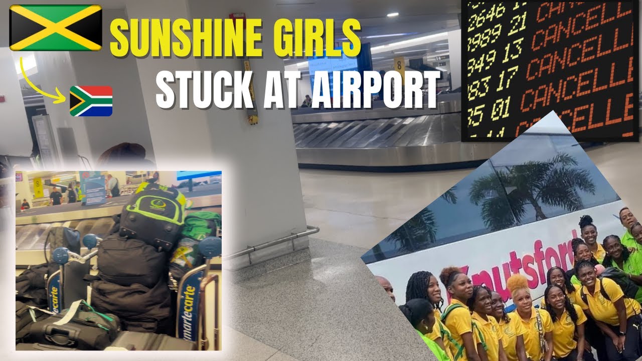 SUNSHINE GIRLS STUCK AT AIRPORT | NETBALL WORLD CUP 2023 | JODES WORLD | #13