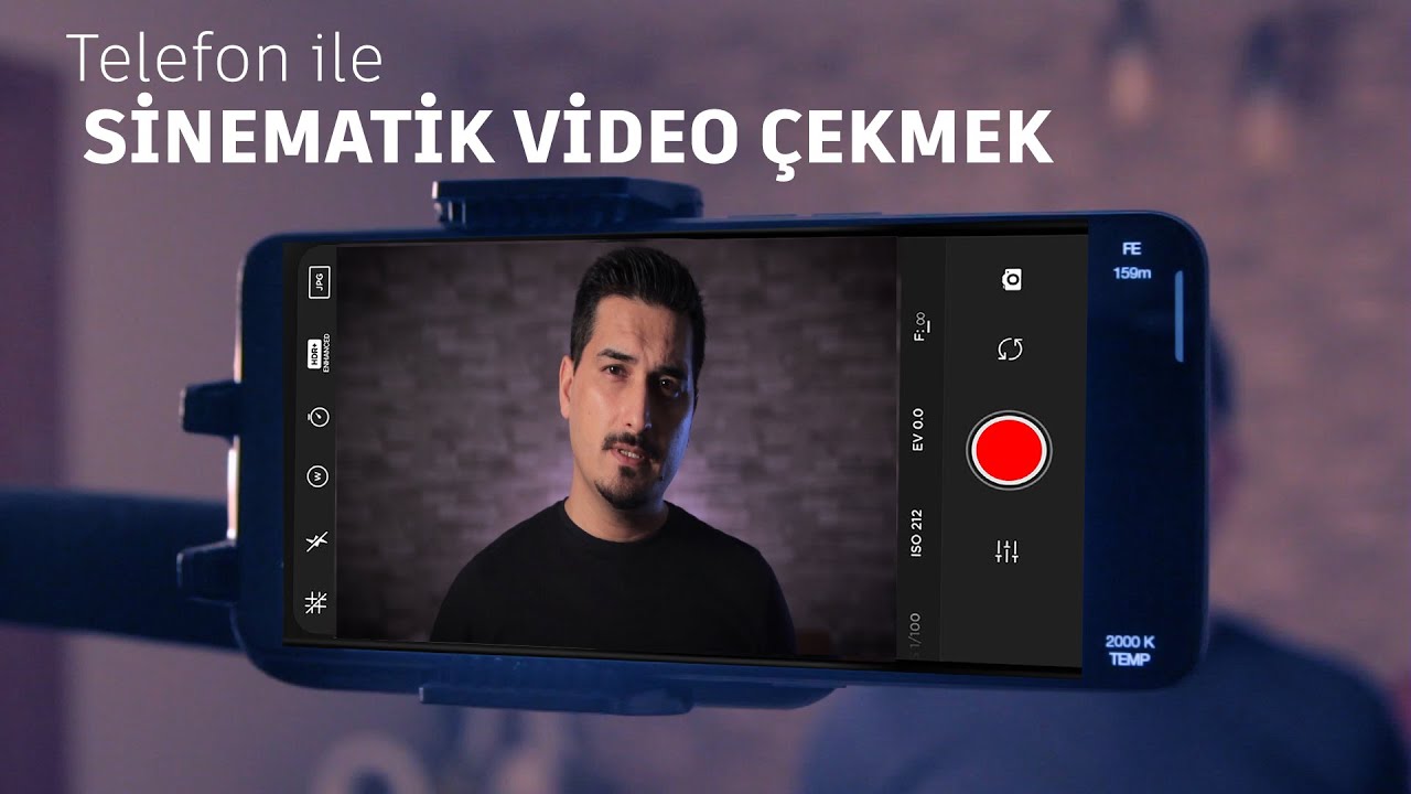 Telefon ile SİNEMATİK VİDEO ÇEKMEK | Filmic Pro - android -ios-log-flat