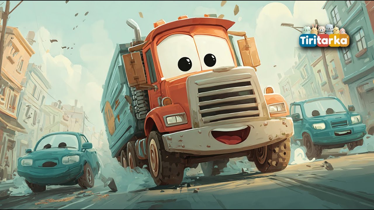 Kami-kami-Kamion 🚛 – Vidám gyerekdal teherautóról és kamionról | Tiritarka Dallamok