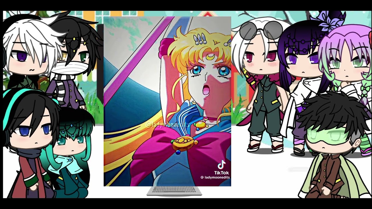 ✨️💗Los pilares reaccionan a Nezuko es sailor moon💗✨️